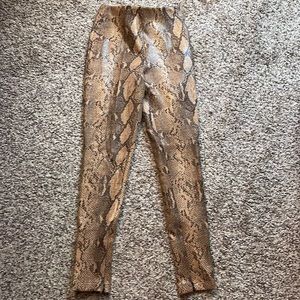 Zara snake print pant